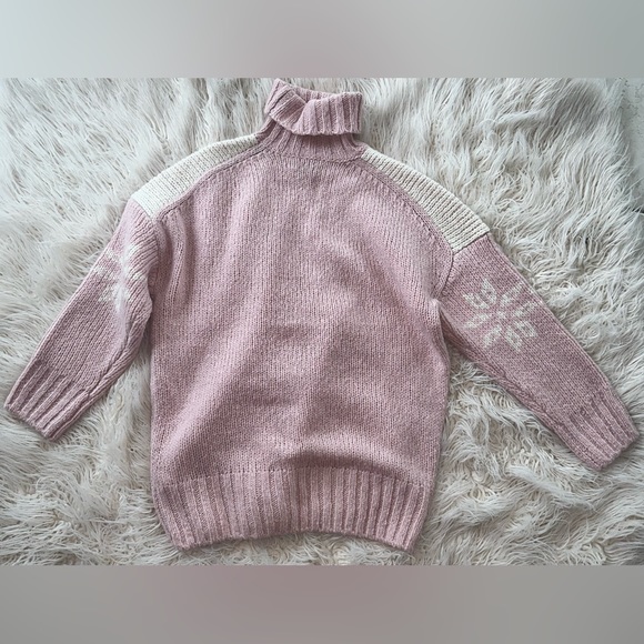 NWT J. Crew snowflake turtleneck sweater small - Picture 4 of 8